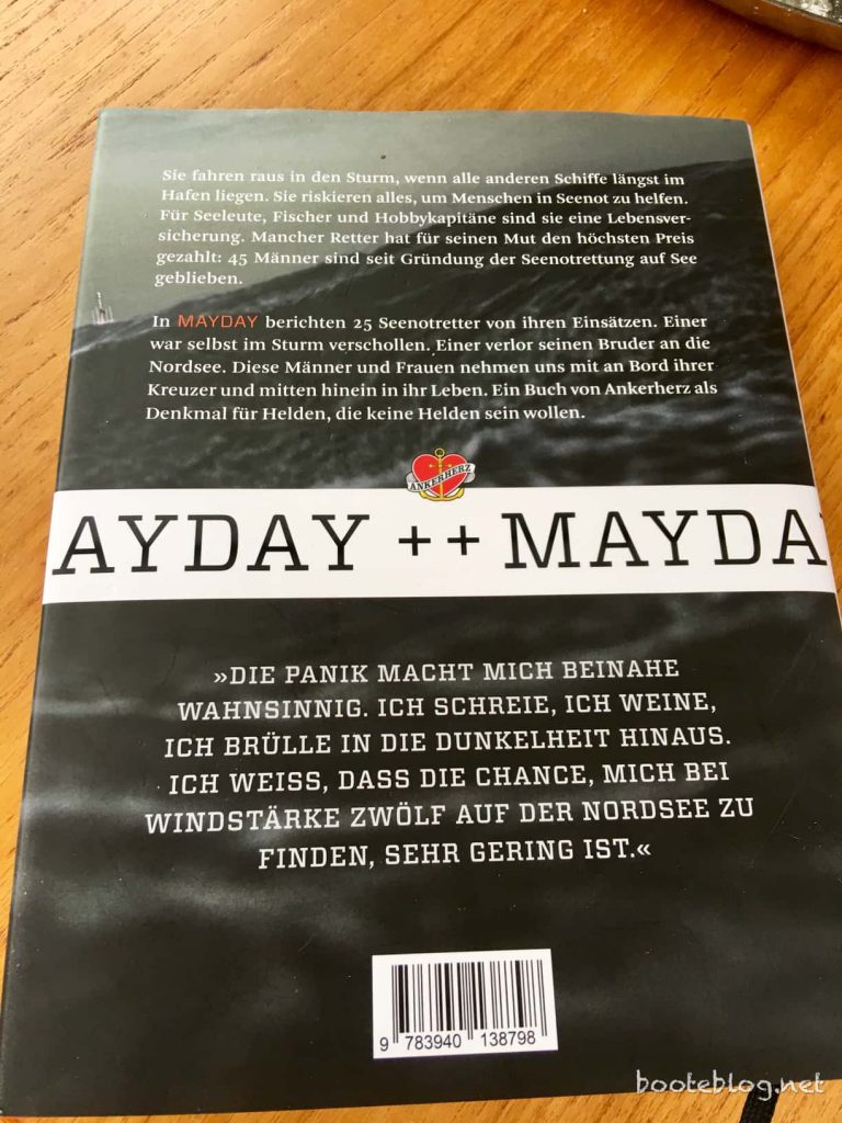 Dicke Empfehlung! Das Buch "Mayday" aus dem Ankerherz Verlag.