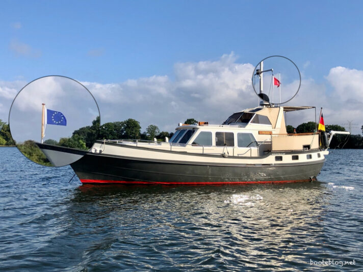 Lalizas Deutschland Flagge 50x75 Cm - Polyester Bootsflagge